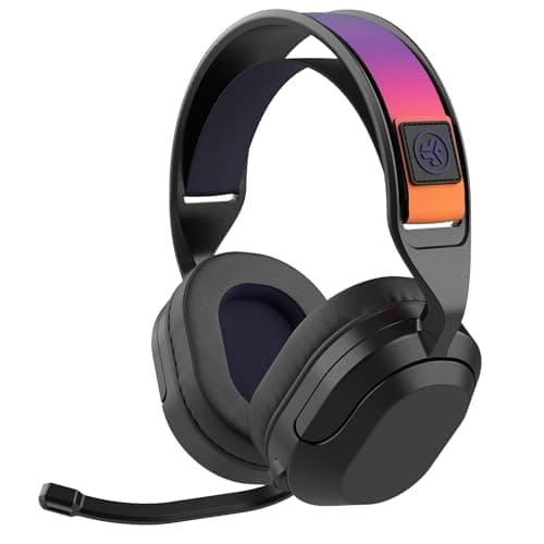 Image of JLab Nightfall Over Ear Wireless Gaming Headset - Gaming Headsets with Mic for PC/PlayStation/Nintendo Switch - 50mm Driver, Cloud Foam Cushions & Sound Isolating Inner Shelf