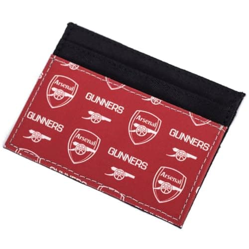 Image of Arsenal FC Icon Card Holder (One Size) (Red/White/Black)