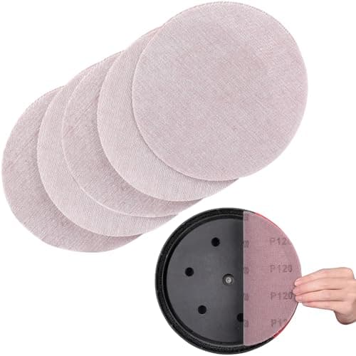 Image of Sruhrak 225mm Net Sandpaper, 25 PCS Mesh Sanding Discs 120 Grit Hook and Loop Sanding Pads for Drywall Sander Efficient Dust Removal Random Orbital Sander Polishing
