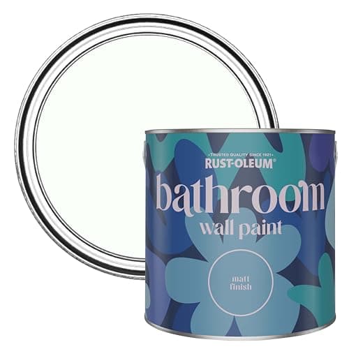 Image of Rust-Oleum White Water-Resistant Bathroom Wall & Ceiling Paint - Chalk White 2.5L