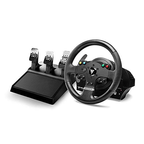 Image of Thrustmaster TMX PRO: Ergonomic racing wheel featuring 3-pedal set with metal pedal heads - Compatible with Xbox One and PC, Works on Xbox Series X|S - UK Version