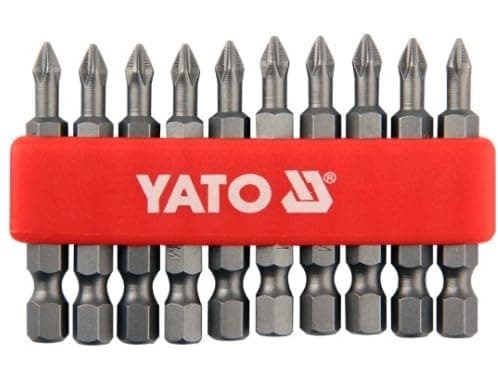 Image of Yato yt-0477 – SCREWDRIVER 10pcs Bit PH1 x 50 mm S2