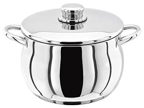 Image of Stellar 1000 Stainless Steel Stockpot/Deep Casserole Pan (22CM (4.4Ltr))