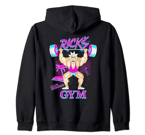 Image of Rick and Morty Rick's Gym Zip Hoodie