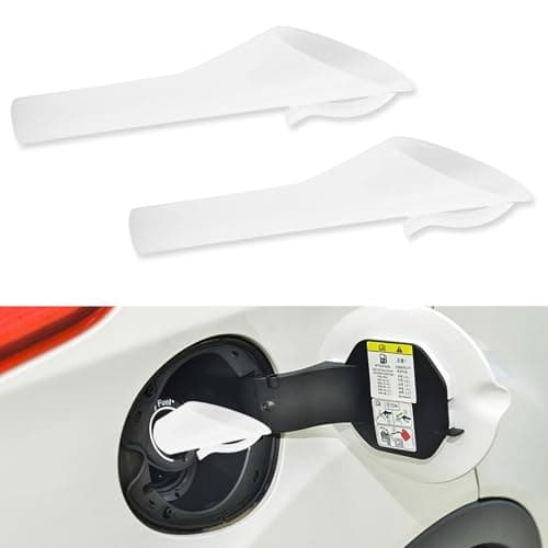 Image of Emergency Petrol Fuel Funnel,2PCS Plastic Funnels for car for Ford,Portable Capless Diesel Funnel Replace OEM#8U5A-17B068-EB 1782177 1833948 2050651
