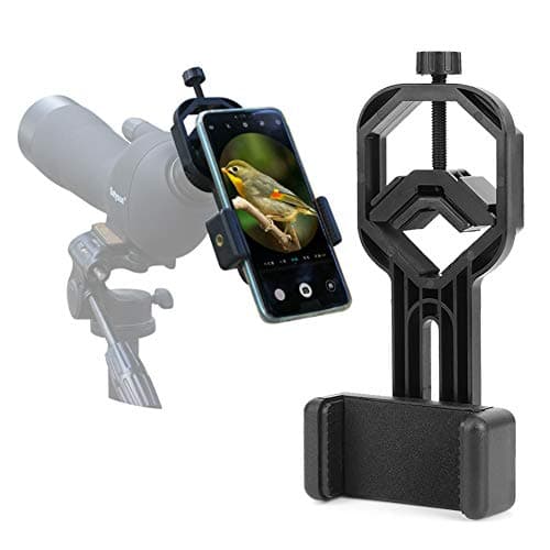 Image of Zunate Cell Phone Adapter Mount, 5cm-9cm Smartphone Clamp Mount Universal for Binocular, Monocular, Astronomical Telescope, Microscope