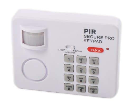Image of WIRELESS MOTION SENSOR ALARM PIR SECURITY KEYPAD HOME GARAGE SHED CARAVAN