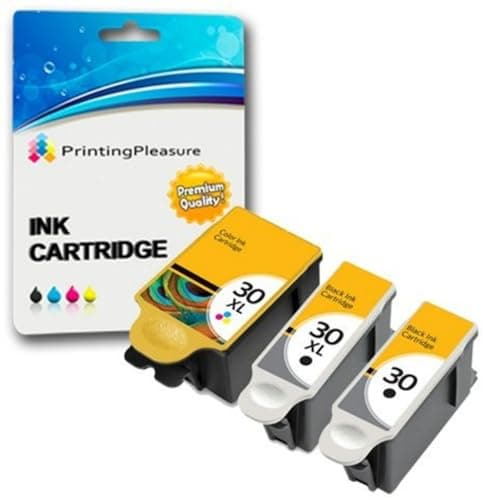 Image of Ink Cartridges,30XL High Capacity Non Oem replacement Compatible for Kodak C100,C110,C115,C300,C310,C315,C330,C360,1.2,3.2,3.2S,Office 2100,2150,2170 AIO,Hero 2.2,3.1,4.2,5.1(1 set+1 Black)