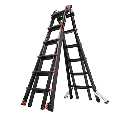 Image of Little Giant Ladders 6 Rung Velocity PRO Multi-purpose Ladders, Superior Anodised Finish, EN131