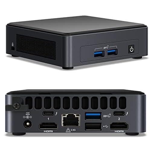 Image of WEELIAO Mini PC Intel NUC 11 Pro NUC11TNKV5 11th Gen i5-1145G7 4C/8T 8MB 28W Wi-Fi 6 Barebone No RAM/SSD/OS