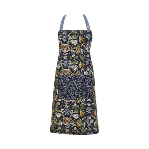 Image of Ulster Weavers Vintage Flower Apron (85 x 70cm) 100% Cotton, William Morris Design, Chef Apron with Pockets, Kitchen Aprons for Cooking, Kitchen Accessories