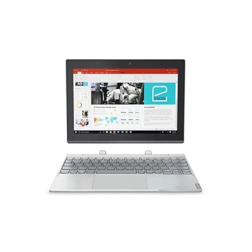 Image of Lenovo MIIX 320-10ICR 2-in-1 Tablet with UK Keyboard 10.1 Inch Laptop Touch Screen - Intel Atom x5 Z8350 4GB RAM 64GB Windows (Renewed)