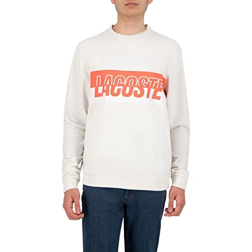 Image of Lacoste Unisex Adult Lounge Sweatshirt (M) (White)