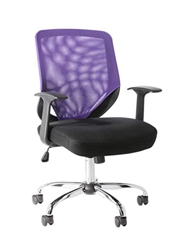 Image of Alphason,AOC9201-M-PUR,Atlanta Back Operator Chair - Black and Purple,Black and Purple