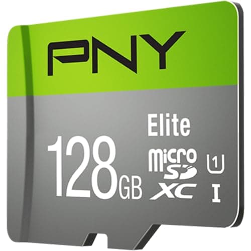 Image of PNY Elite microSDXC card 128GB Class 10 UHS-I U1 100MB/s A1 V10
