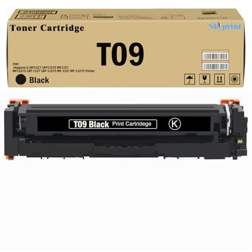 Image of Black T09 Toner Cartridges Replacement for Canon T09 T09L Toner use for Imagecls X LBP1127 LBP1127C MF1127 MF1127C LBP-1127 LBP-1127C MF-1127 MF-1127C Printer