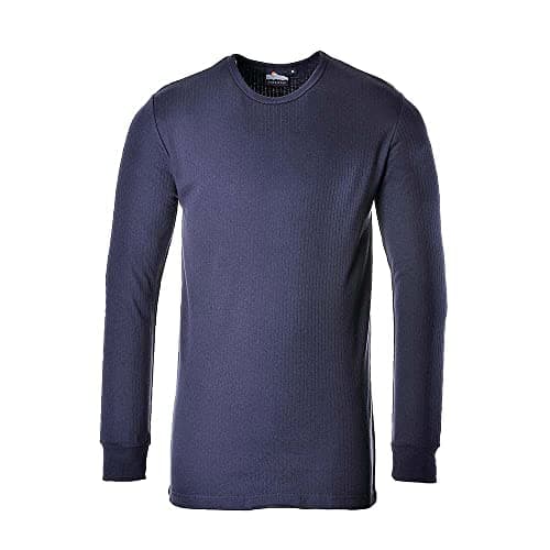 Image of Portwest B123 Insulated Thermal T-Shirt Long Sleeve Navy, X-Large
