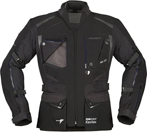 Image of Modeka Talismen Motorcycle Textile Jacket, black, M