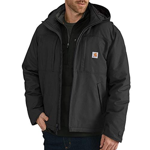 Image of Carhartt Men's Full Swing Loose Fit Quick Duck Insulated Jacket, Black, XXL