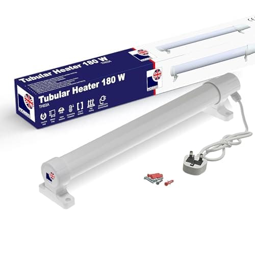 Image of Morris Tubular Heater 1ft, 2ft, 3ft, 4ft Tube Heater Green house Bathroom Conservatory (3FT-180w)