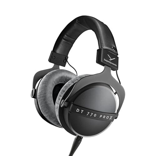Image of beyerdynamic DT 770 Pro X Over-Ear Studio Wired Headphones for Recording and Monitoring (Closed) with Detachable Cable Handmade in Germany (48 Ohms, Black)