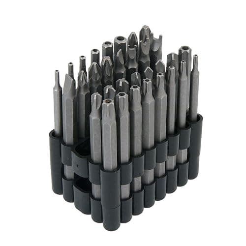 Image of Neilsen CT2875 32pc Security Bit Set - 75mm Long | Types: Hex, Phillips, Pozidriv, Slotted, Spanner, Star, Torq, Tri-Wing, Bits