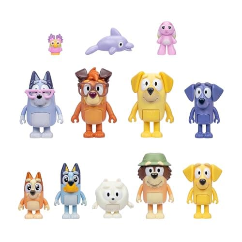 Image of Bluey The Super Fan Set, Includes Twelve 2-2.5 Inch Figures