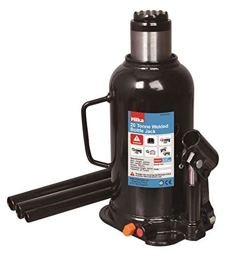 Image of Hilka 82250220 Welded Bottle Jack,Black,235-445mm 20 Tonne