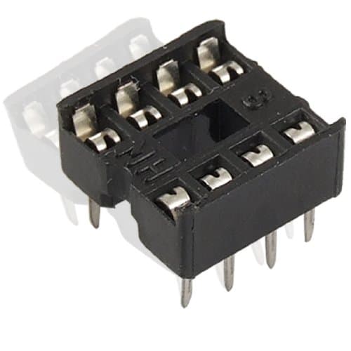 Image of 20 x 8 Pin 2.54mm Pitch IC Sockets Solder Type Adaptor