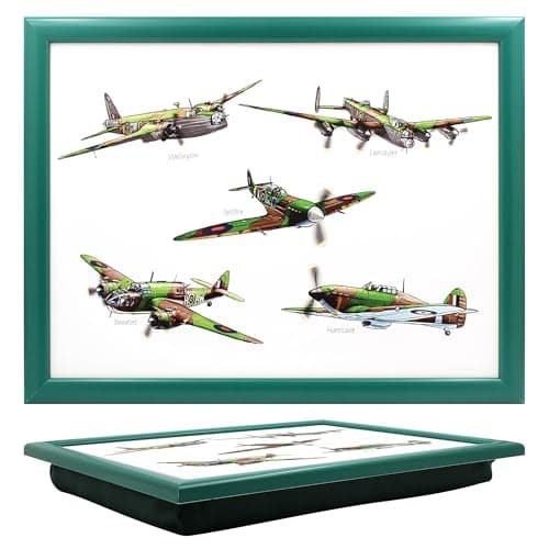 Image of The Leonardo Collection Laptray Planes With Bean Bag for Serving Dishes | Lovely Lap Trays for Eating on Lap for Dinner or Breatfast | Newly Designed Food Trays for Lap