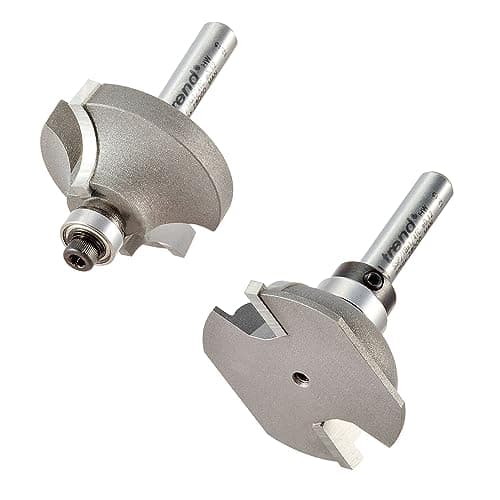 Image of Trend Professional Shoulder Scribe/Profile Set Router Cutter, 1/4 Inch Shank, 36.7mm Cut Diameter, 9mm Cut Length, 9.5mm Bearing Diameter, TCT, SSP/1X1/4TC