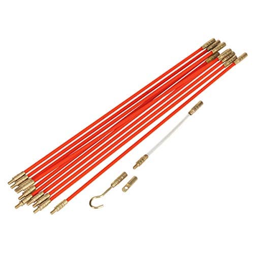 Image of Sealey Vs8181 Mole Pole Pro Cable Management Tool 12Pc 3.2Mtr