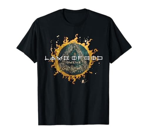 Image of Lamb of God Omens Back Cover T-Shirt