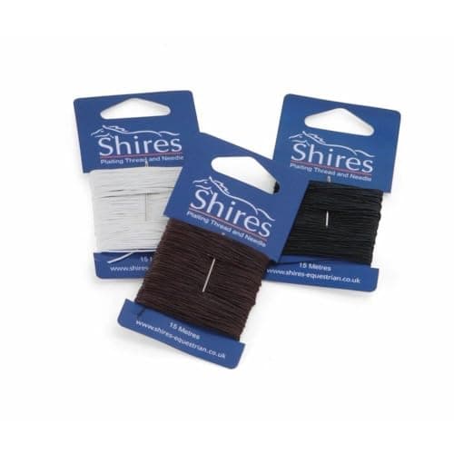 Image of Shires Plaiting Thread - Card: Brown