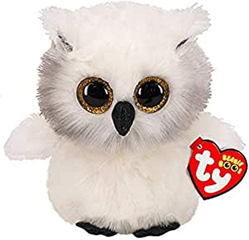 Image of Ty UK Ltd 2005091 Austin Owl - Boo Med Plush Animal, Multicolor, 24cm