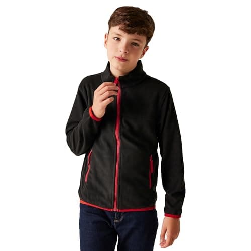 Image of Regatta Professional Boys Full Zip Micro Fleece Jacket, Classic Red, 34 EU