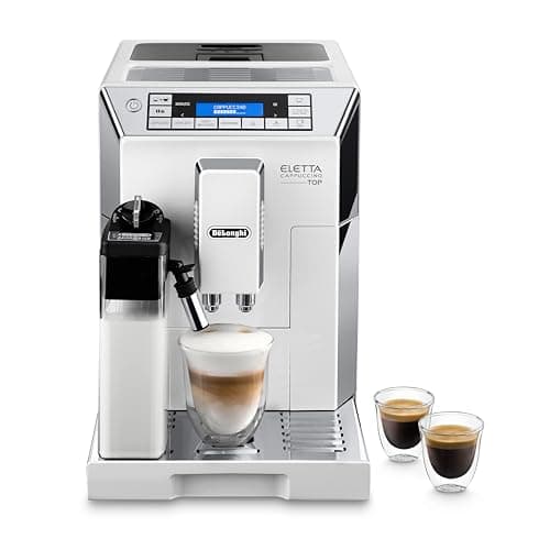Image of De'Longhi Eletta Cappuccino, Fully Automatic Bean to Cup Machine, Espresso, Coffee Maker, ECAM 45.760.W