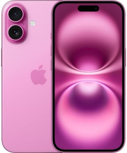 Image of Apple iPhone 16, 128GB, Pink (Renewed)