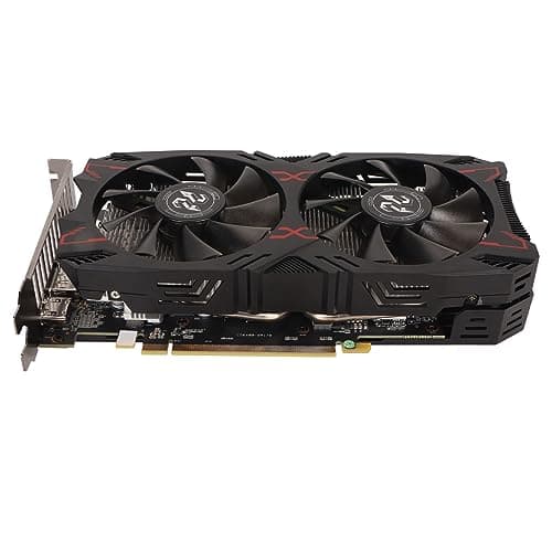 Image of Yunir RX 5500 XT 8GB GDDR6 Graphics Card, 256bit, HDMI, 3xDP, PCI Express 4.0, 8pin, Dual Cooling Fan Gaming Video Card