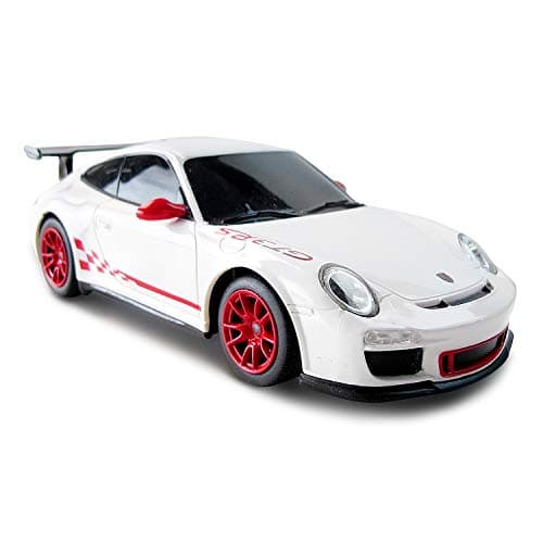 Image of Porsche GT3 RS Remote Control Car Toy, 1:24 Scale, Officially Licensed, Matte White - Perfect On-Road RC Car for Boys and Girls