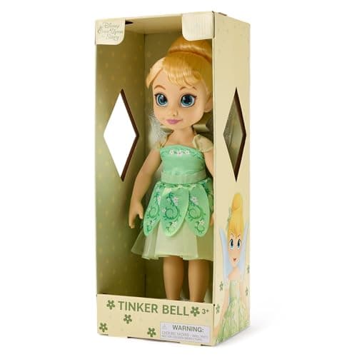 Image of Disney Store Official Tinker Bell Doll with Toy Hair Brush, Peter Pan, 40.5cm / 16", Once Upon a Story Collection, Age 3+