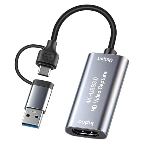 Image of Video Capture Card 4K USB3.0 HDMI to USB C Capture Card Streaming Device 4K@30Hz 1080P@60fps Game Record 4K Passthrough Loop-out Compatible for Quest Switch iPad Camera Mac Laptop PC