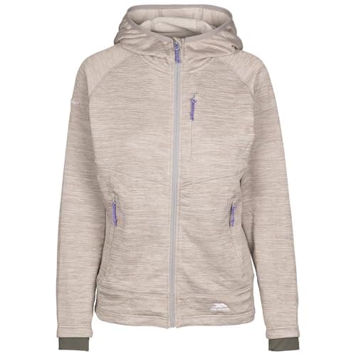 Image of Trespass Womens Fleece Full Zip, Grown On Hood And 3 Zip Pockets Tara