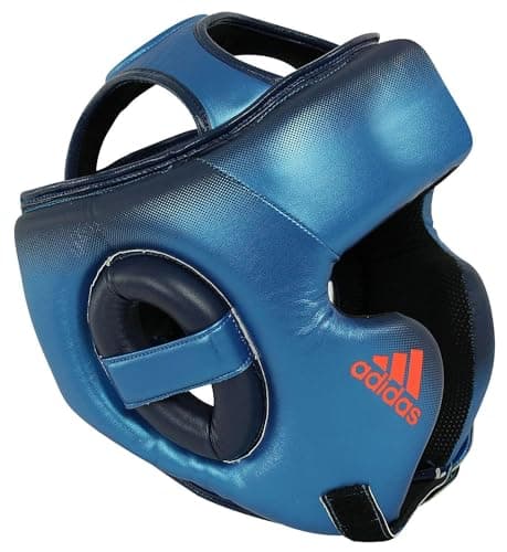 Image of adidas Training Headguard, Metallic Blue/Dark Blue, M