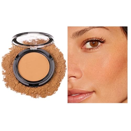 Image of Matte Bronze Bronzing Powder for Contour & Nose Shading - Long-Lasting Waterproof Formula with Silky Texture & Buildable Cool-Toned Finish - Soft Brown Contour for Mature Skin (Soft Bronze)