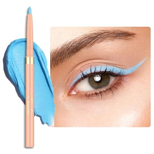 Image of OULAC Matte Blue Eye Liner Pencils Waterproof, Smudge-proof Retractable Eyeliner Lasts 24H +, Highly Pigmented and Smooth, Long-lasting Formula, Vegan (10) Free Spirit