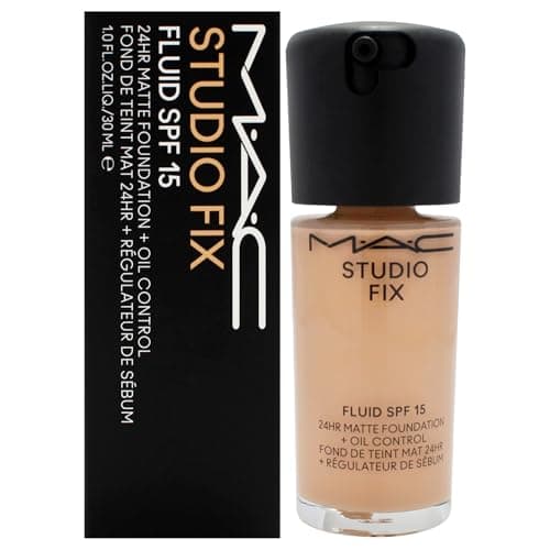 Image of Studio Fix Fluid SPF 15 24Hr Matte Foundation Plus Oil Control - NC27 by MAC for Women - 1 oz Foundation
