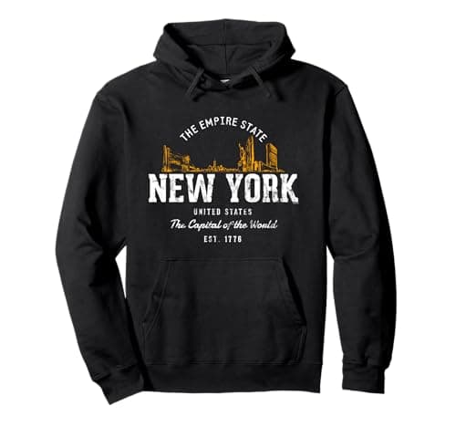 Image of Retro New York Vintage Pullover Hoodie