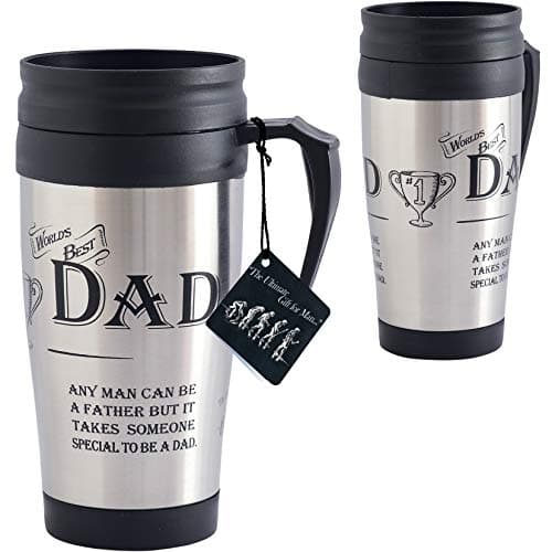 Image of Arora 8836 World's Best Dad Travel Mug, Stainless Steel