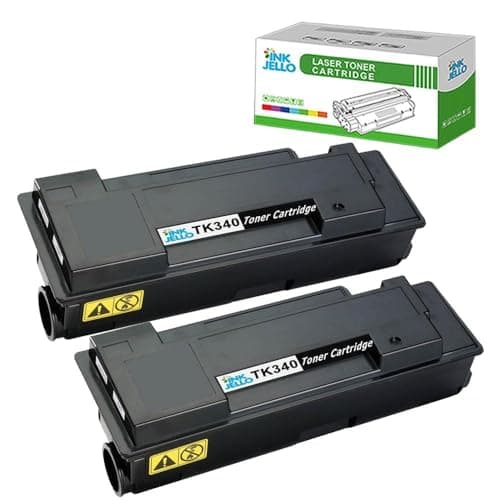 Image of InkJello Compatible Toner Cartridge Replacement for Kyocera FS-2020D FS-2020DN TK340 (Black, 2-Pack)
